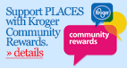 Support PLACES with Kroger Community Rewards